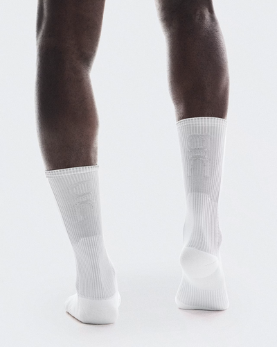 Performance Run Sock High Unisex - White / Glacier