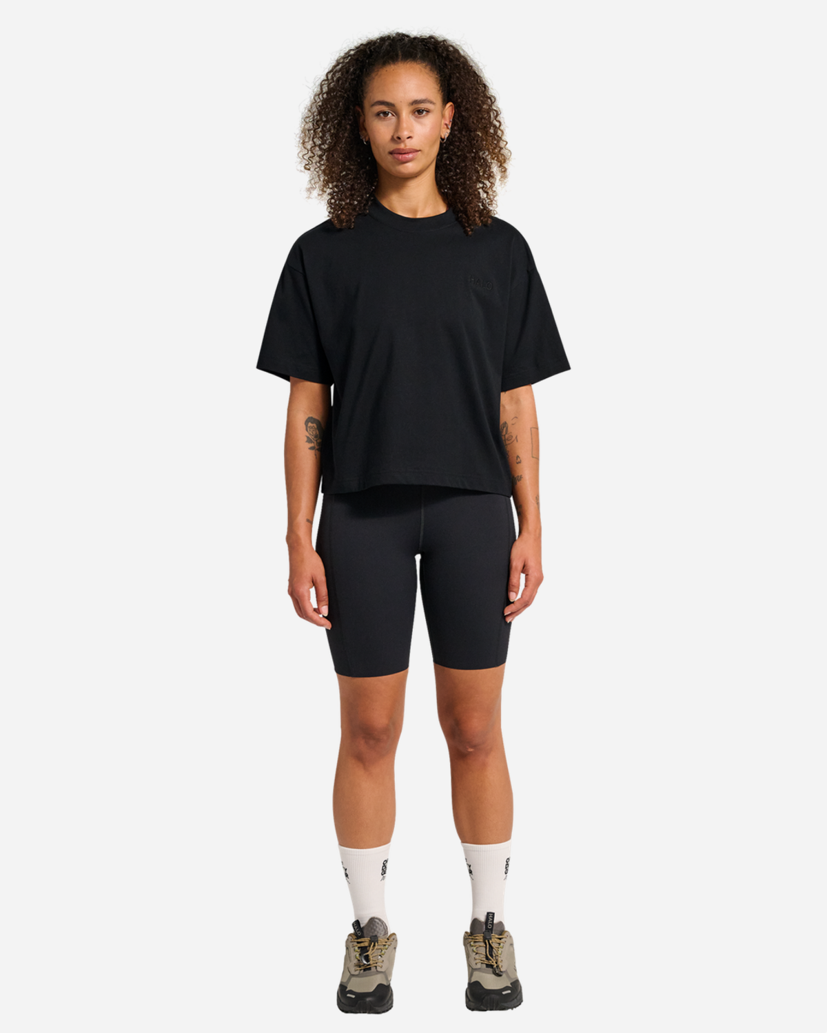 Halo Women Logo T-shirt - Black