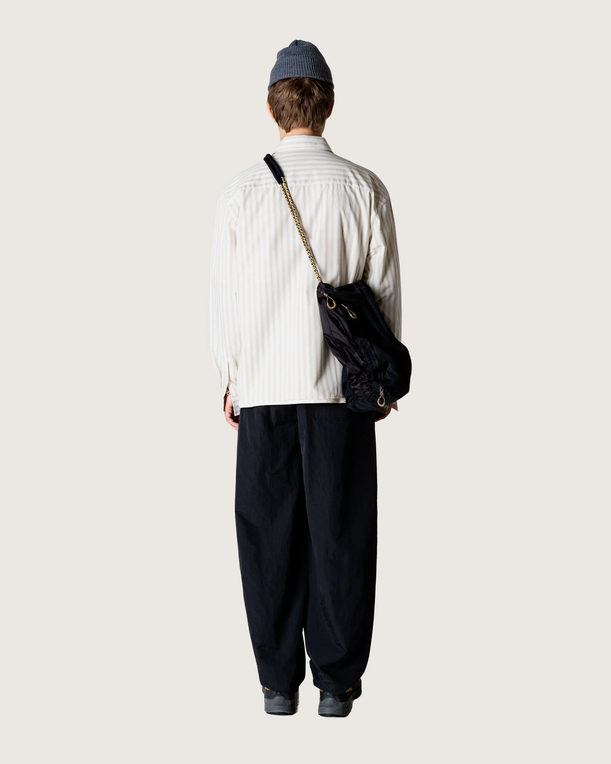 Buzo Pocket Shirt - Off White Stripe
