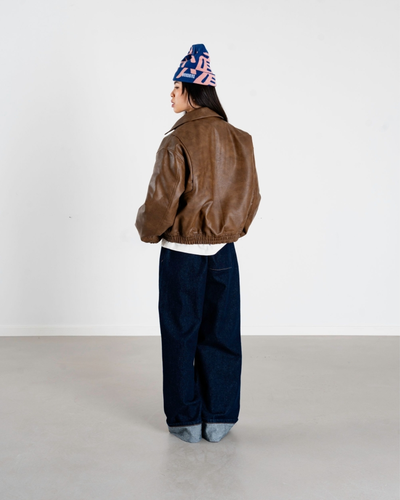 Bue Bomber Jacket - Dark Brown