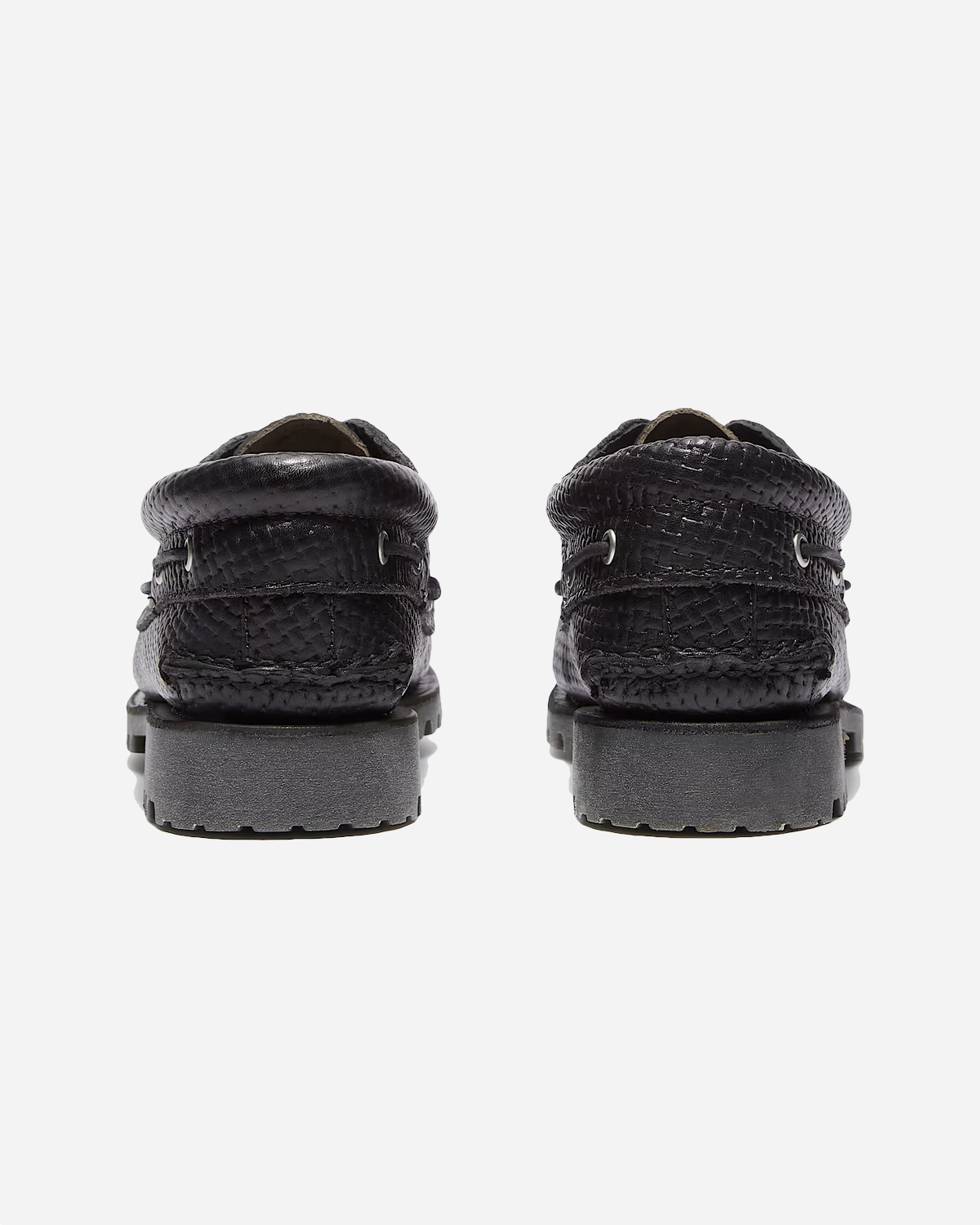 Auth Boat Shoe - Black Full Grain W Dark Brown