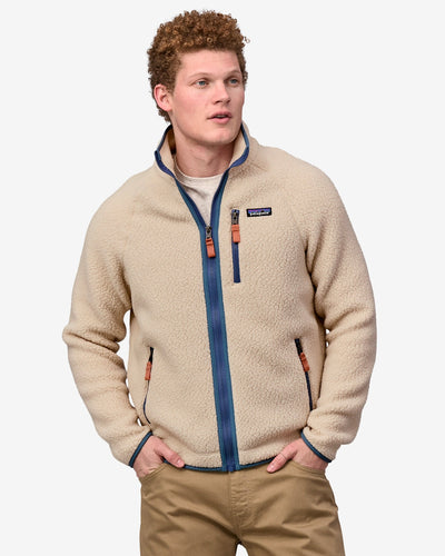 M's Retro Pile Jkt - Dark Natural w/Utility Blue
