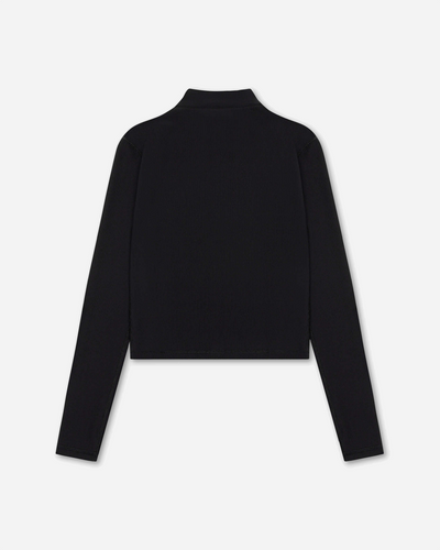 Wmns Active Longsleeve Full Zip - Black Onyx