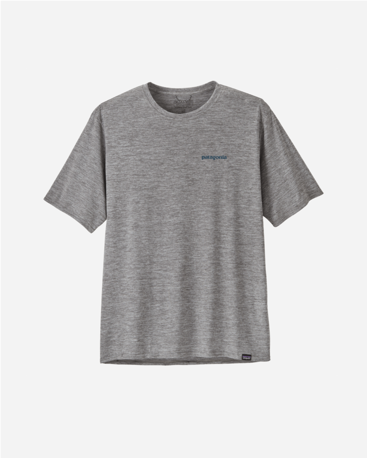 M's Cap Cool Daily Graphic Shirt - Waters - Boardshort Logo Abalone Blue / Feather Grey