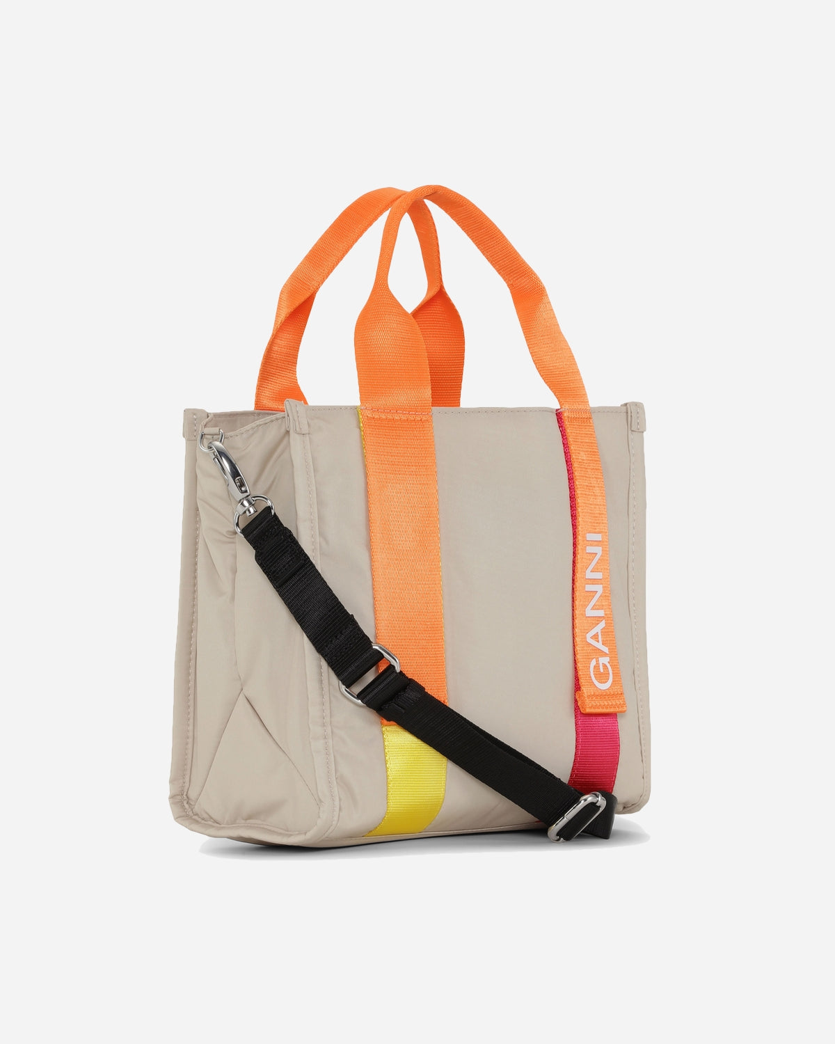 Recycled tech Small Tote - Pale Khaki