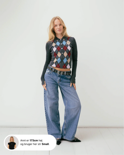 Fine Merino Jacquard Polo - Paloma