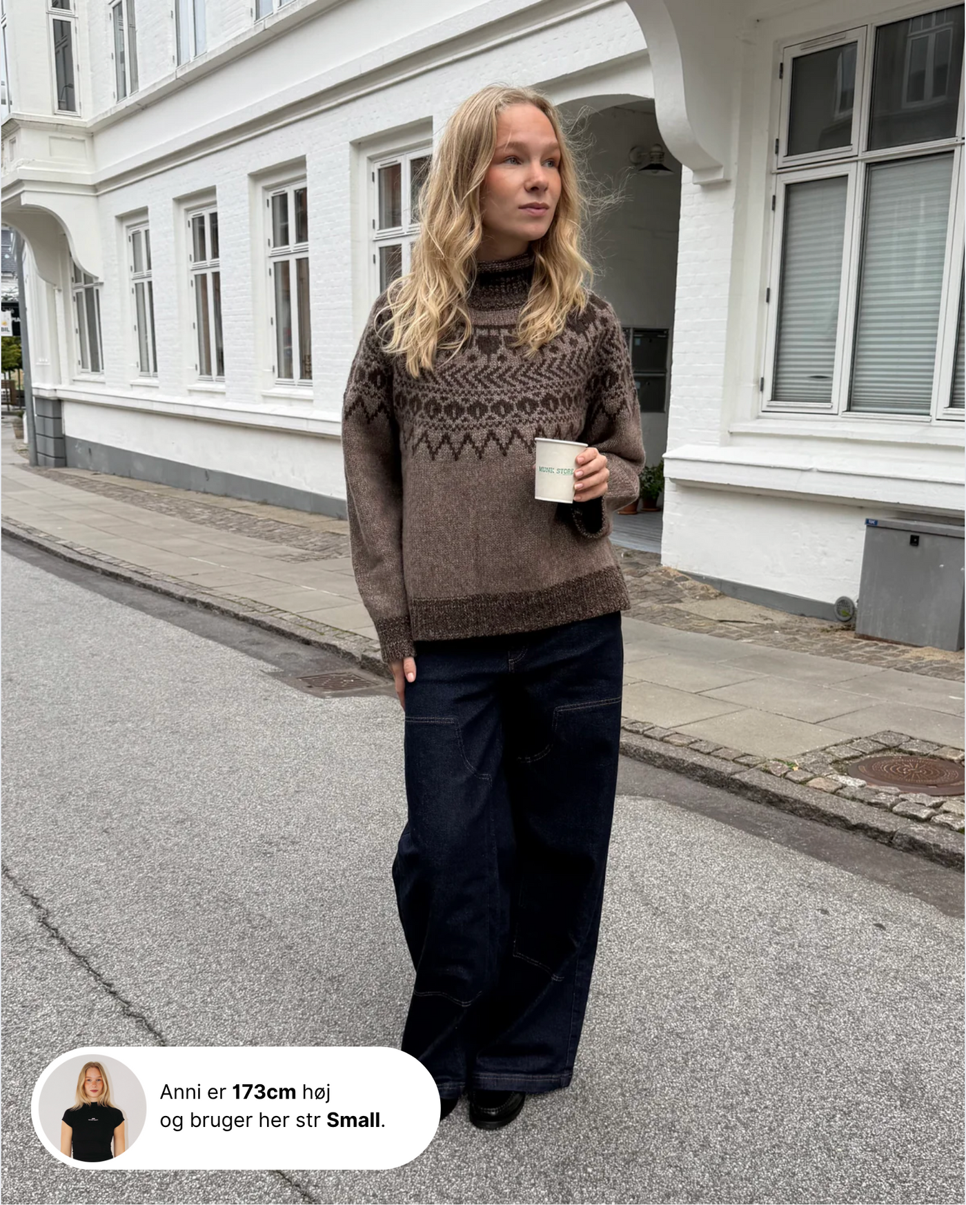 Ciana - Brown Fair Isle