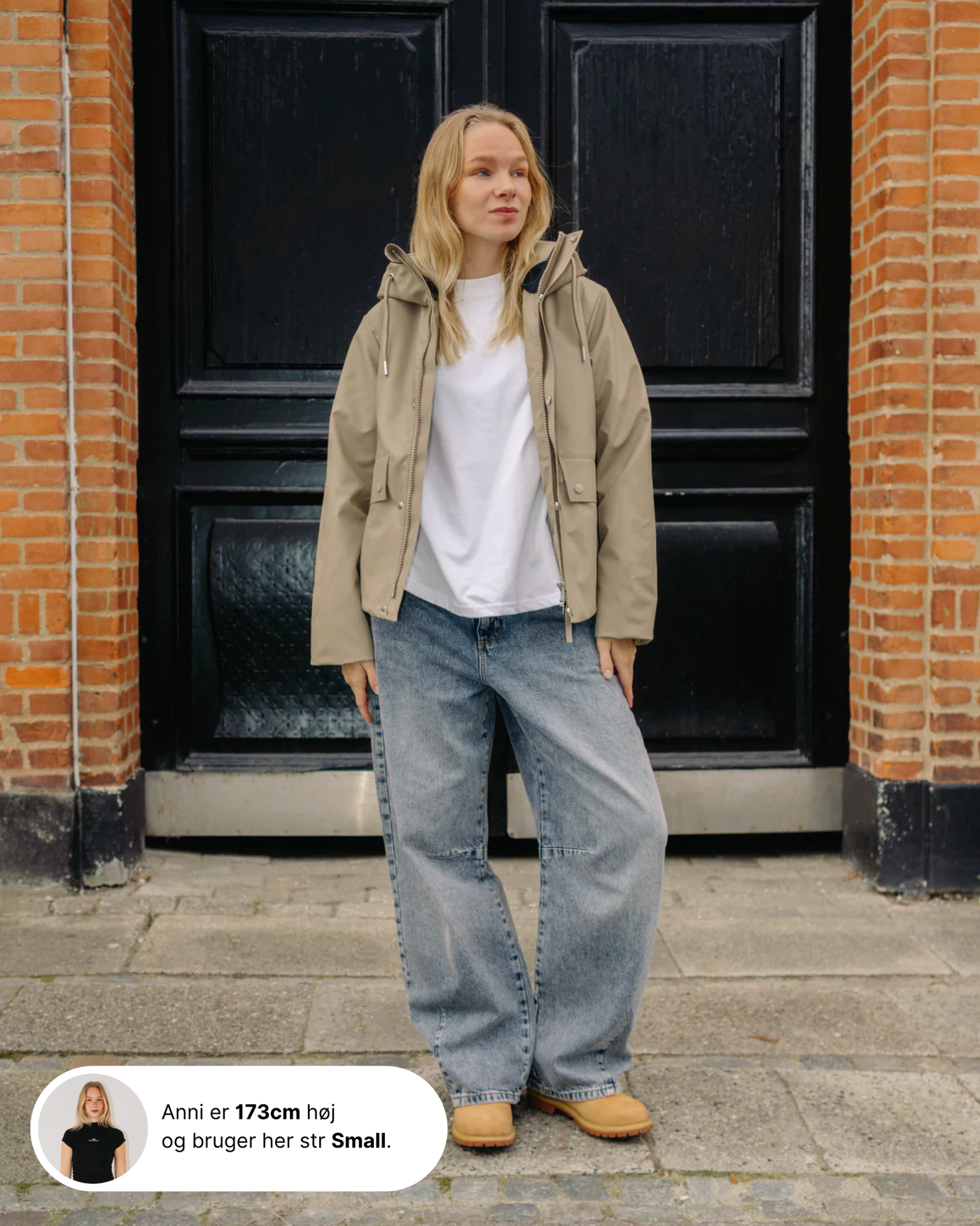 Nome Short W Parka W3T3 - Beige