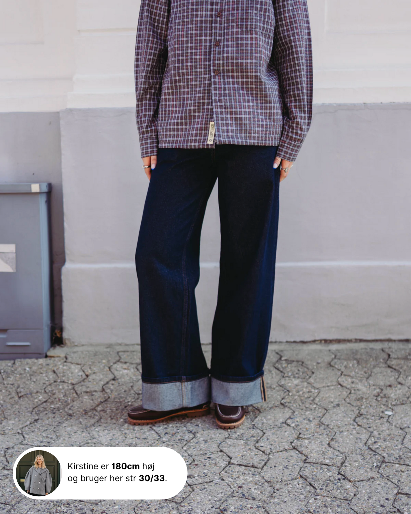 Noel Fold Jeans - Raw Blue