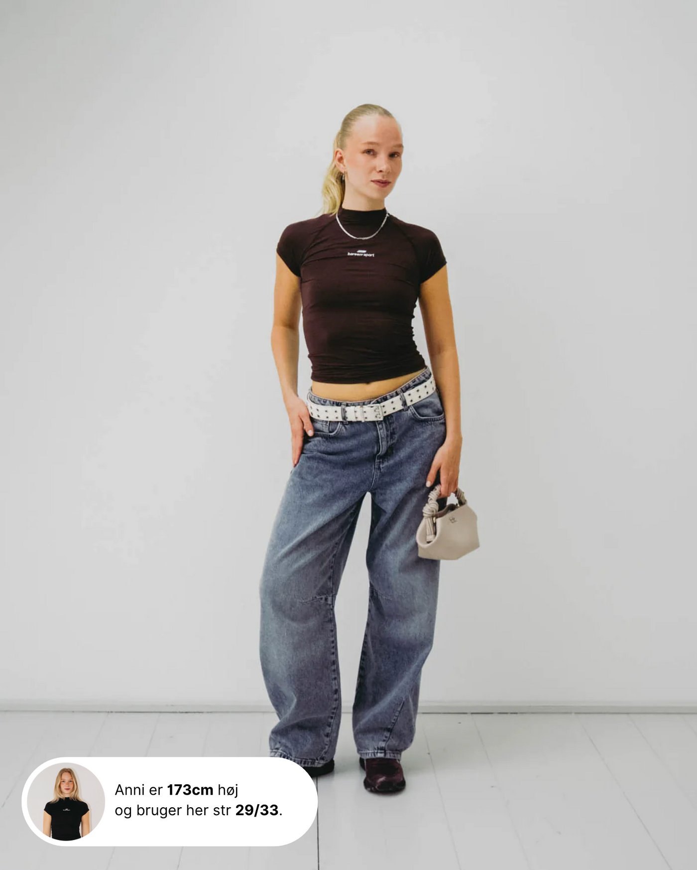 Brooke Smoke Jeans - Dark Grey