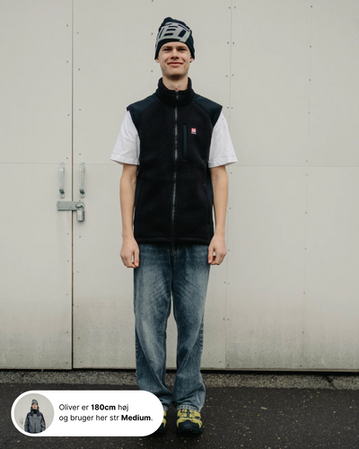 Tindur Shearling Vest - Black