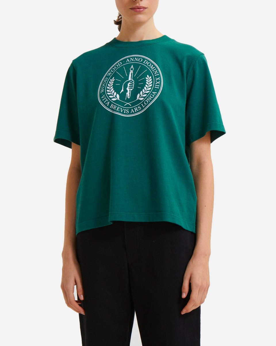 Alma Seal Tee - Dark Emerald - Munk Store