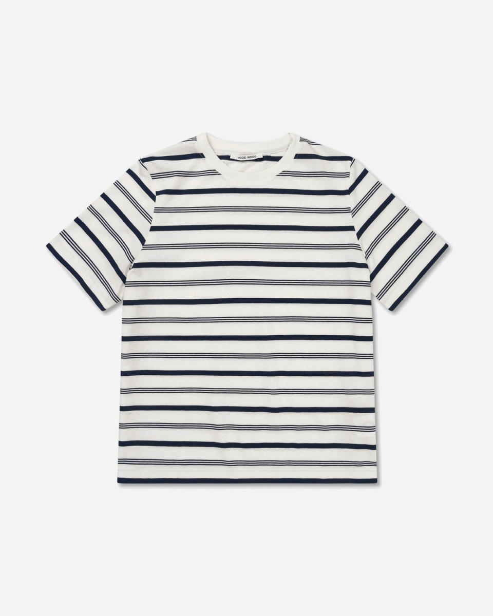 Alma Stripe T-shirt - Navy - Munk Store