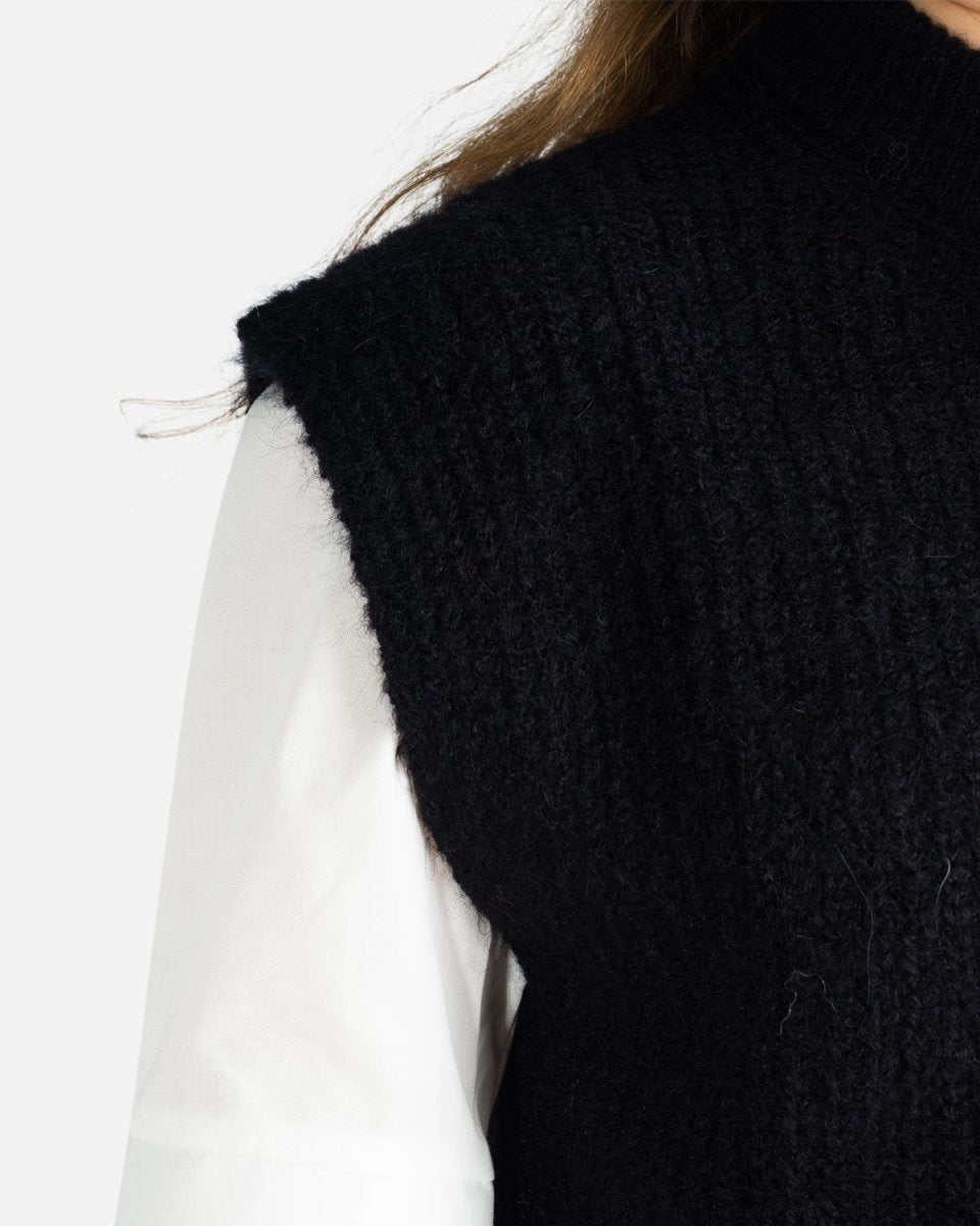 Amora Knit - Black - Résumé - Munkstore.dk