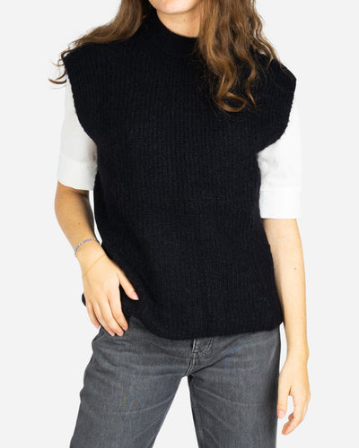 Amora Knit - Black - Résumé - Munkstore.dk