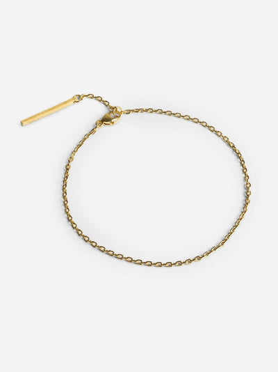 Anchor Chain Bracelet - Gold - Jane Kønig - Munkstore.dk