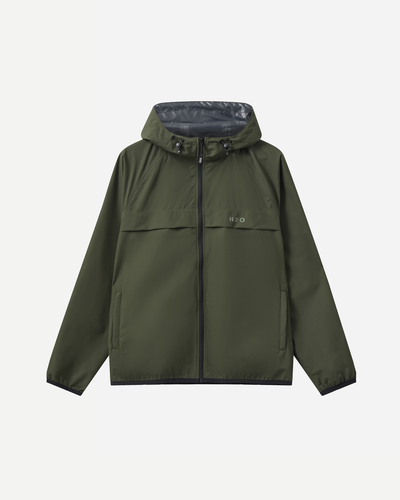 Rømø LW Rain Jacket Packable - Army