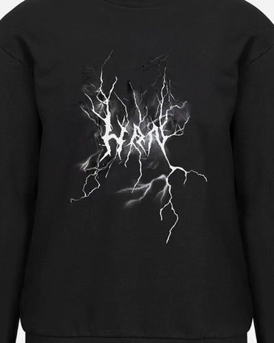 Artwork Regular Crewneck - Faded Black - Munk Store