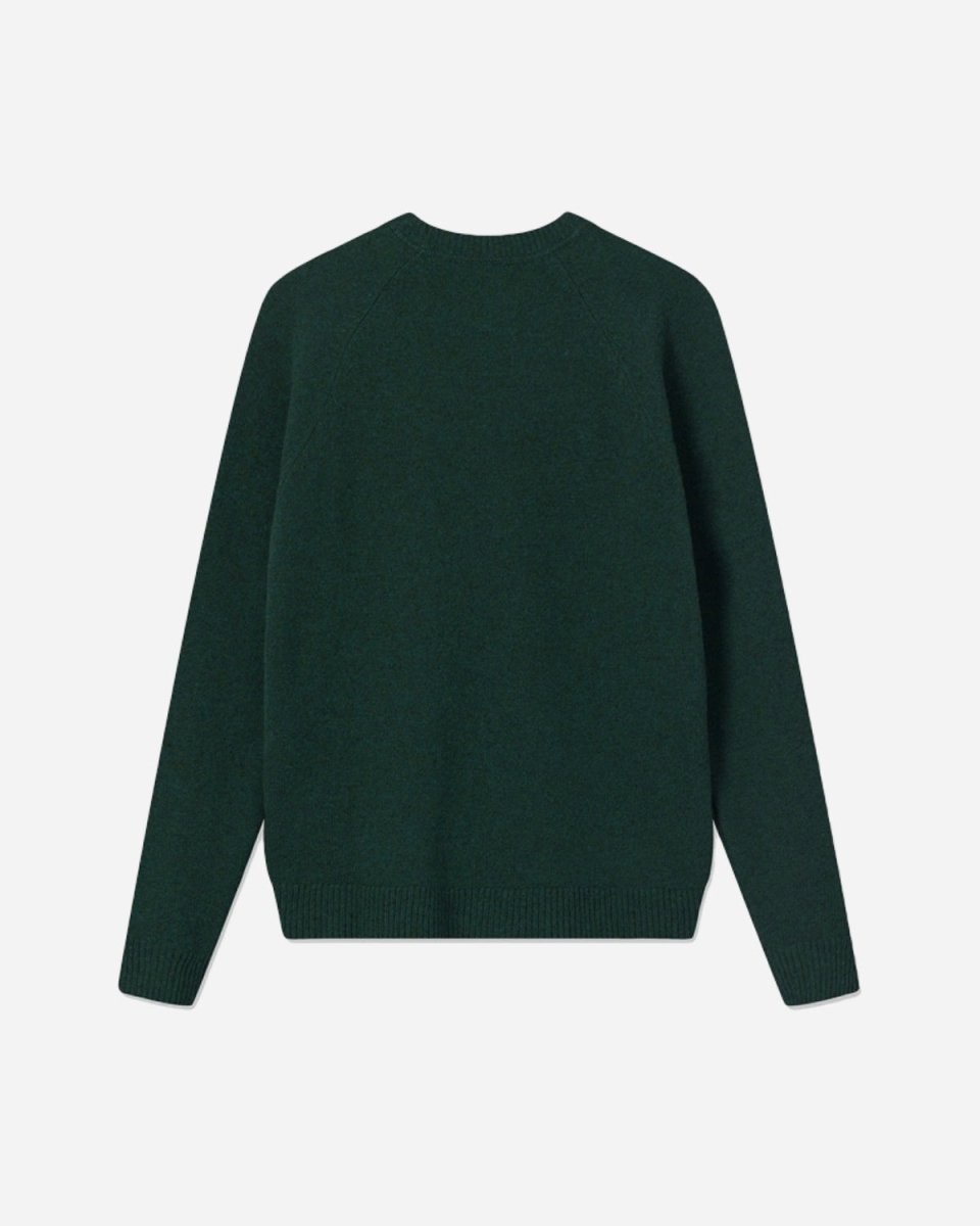 Asta lambswool jumper - Forest green - Munk Store