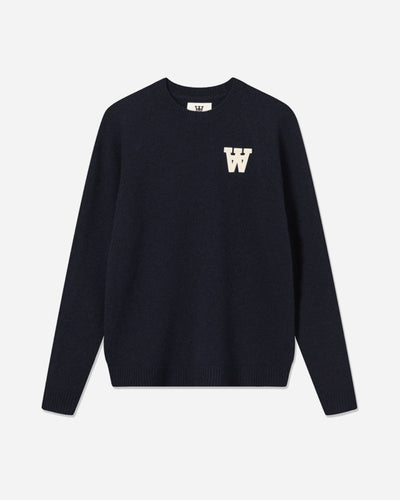 Asta lambswool jumper - Navy - Munk Store