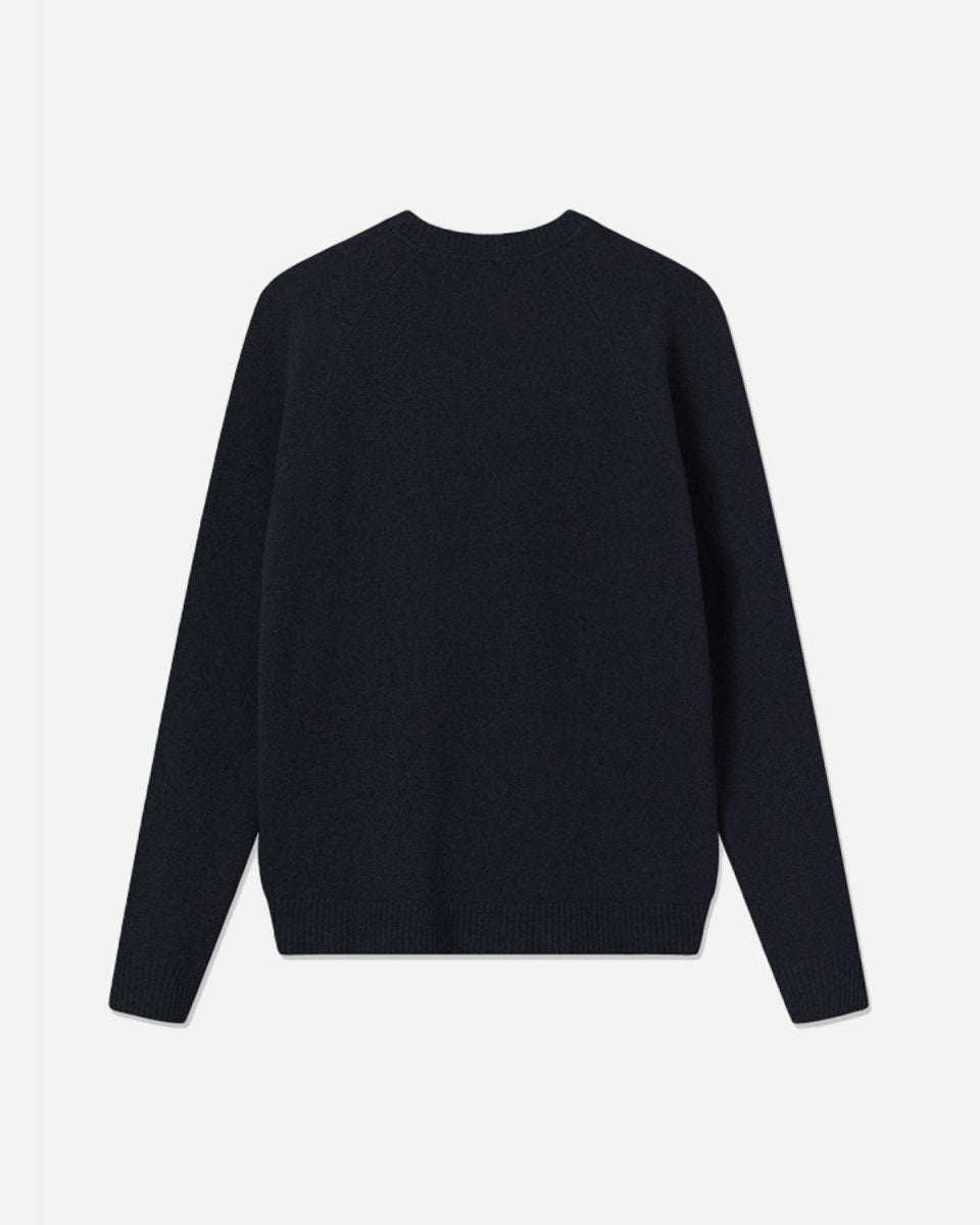 Asta lambswool jumper - Navy - Munk Store