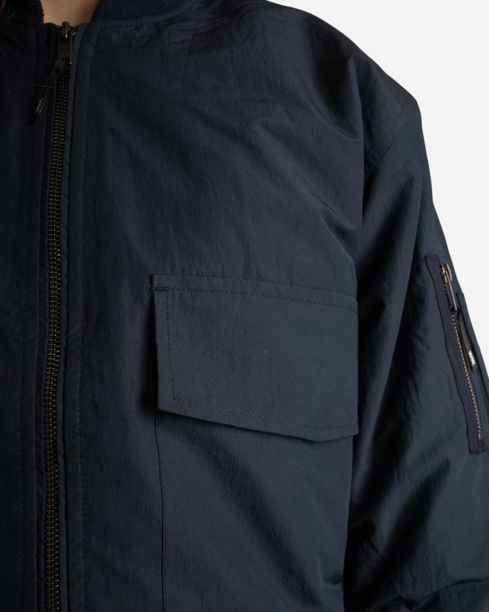 Athene Compact Nylon Jacket - Navy - Munk Store