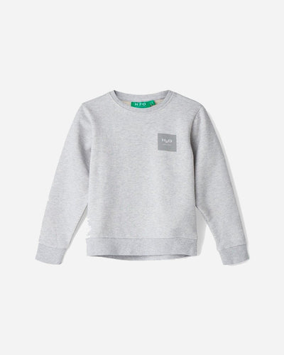 Authentic Organic Sweat O'Neck - Lt. Grey Mel - Munk Store