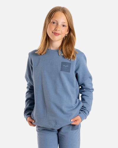 Authentic Organic Sweat O'Neck - Vintage Blue - Munk Store