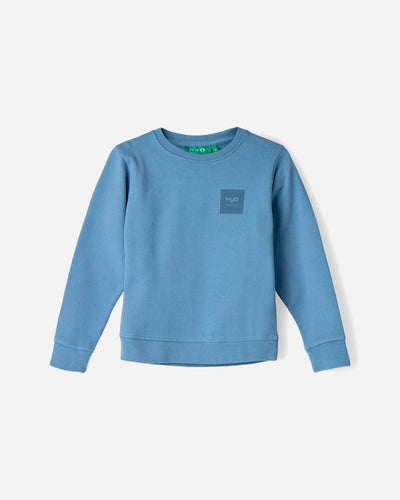 Authentic Organic Sweat O'Neck - Vintage Blue - Munk Store