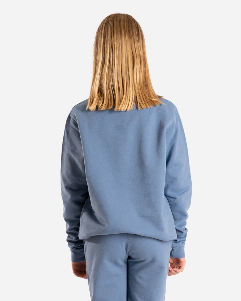 Authentic Organic Sweat O'Neck - Vintage Blue - Munk Store