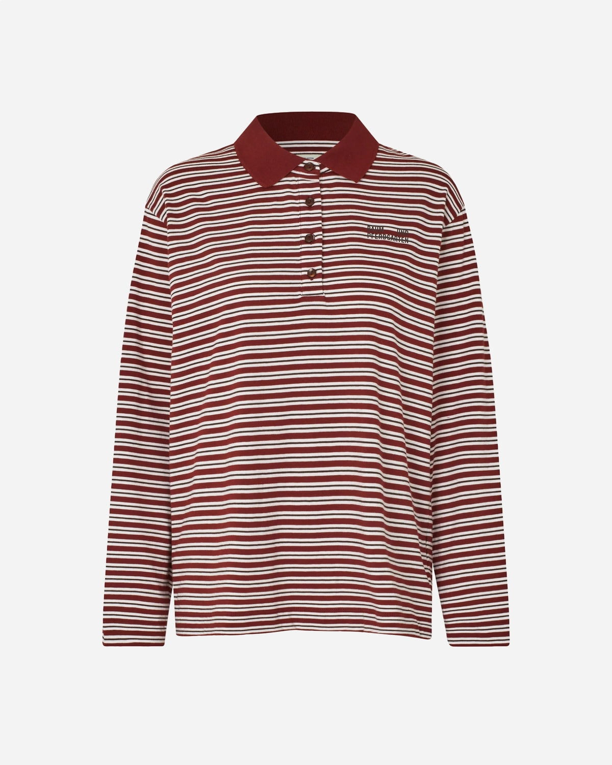 Jeanni - Bordeaux Polo Stripe