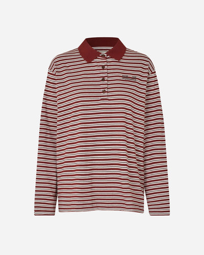 Jeanni - Bordeaux Polo Stripe