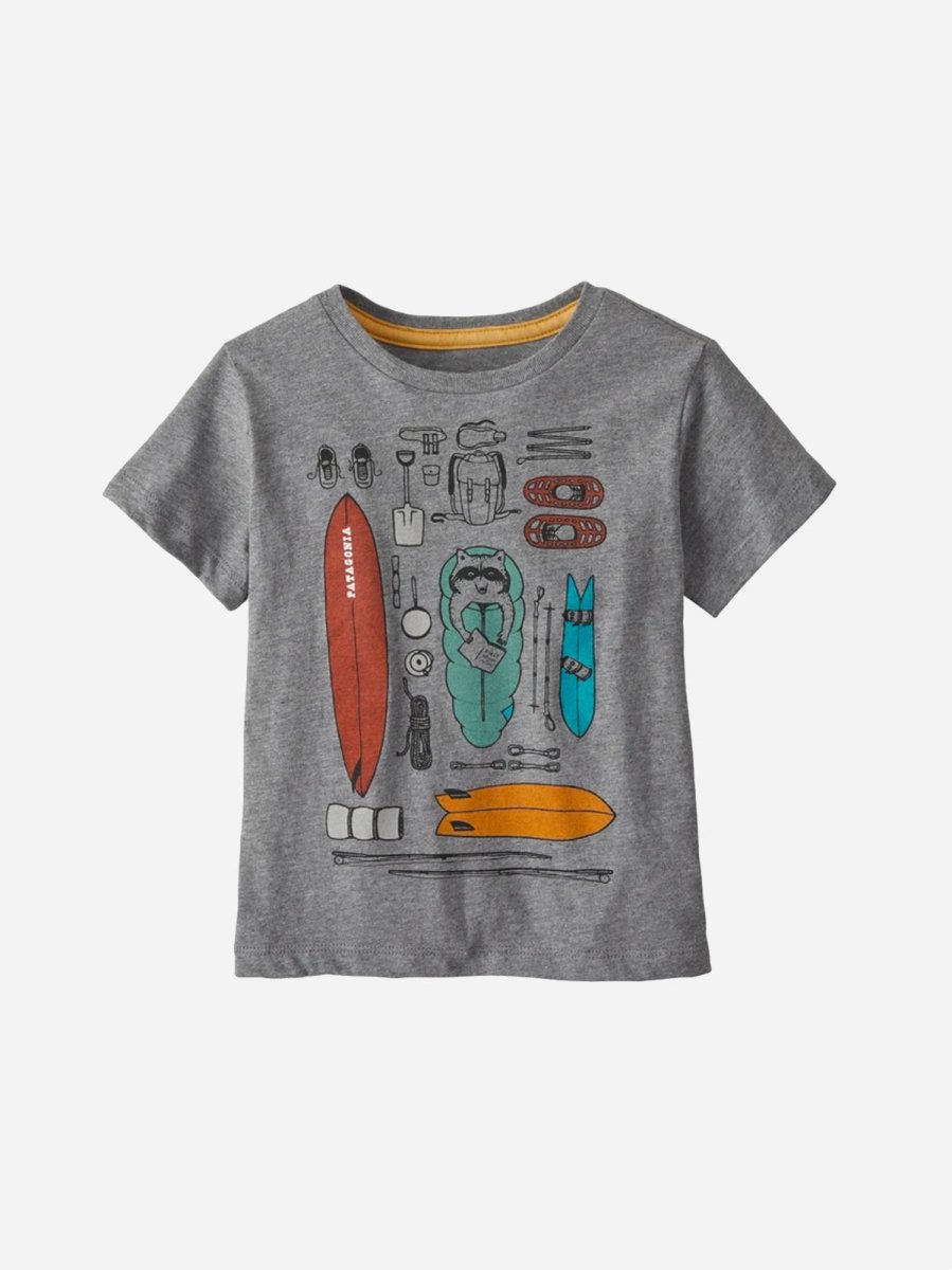 Baby Graphic T-Shirt - Gravel Heather - Munk Store