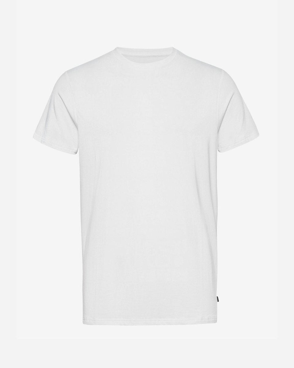 Bamboo R-Neck Tee - White - Munk Store