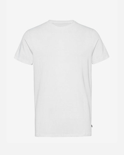 Bamboo R-Neck Tee - White - Munk Store