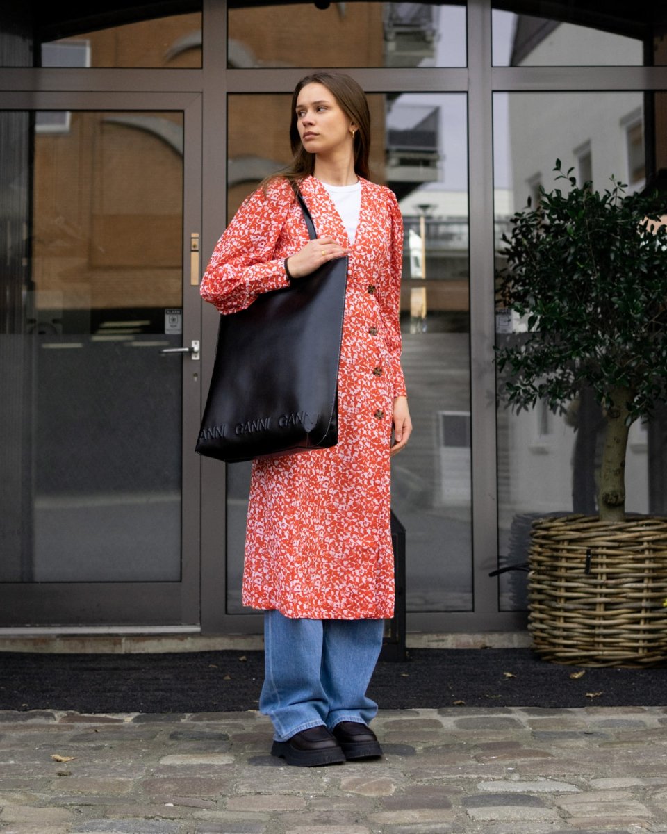 Ganni banner large tote Outlet