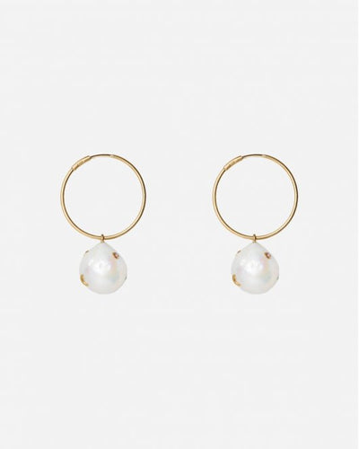 Baroque Pearl Earring - Gold - Munk Store