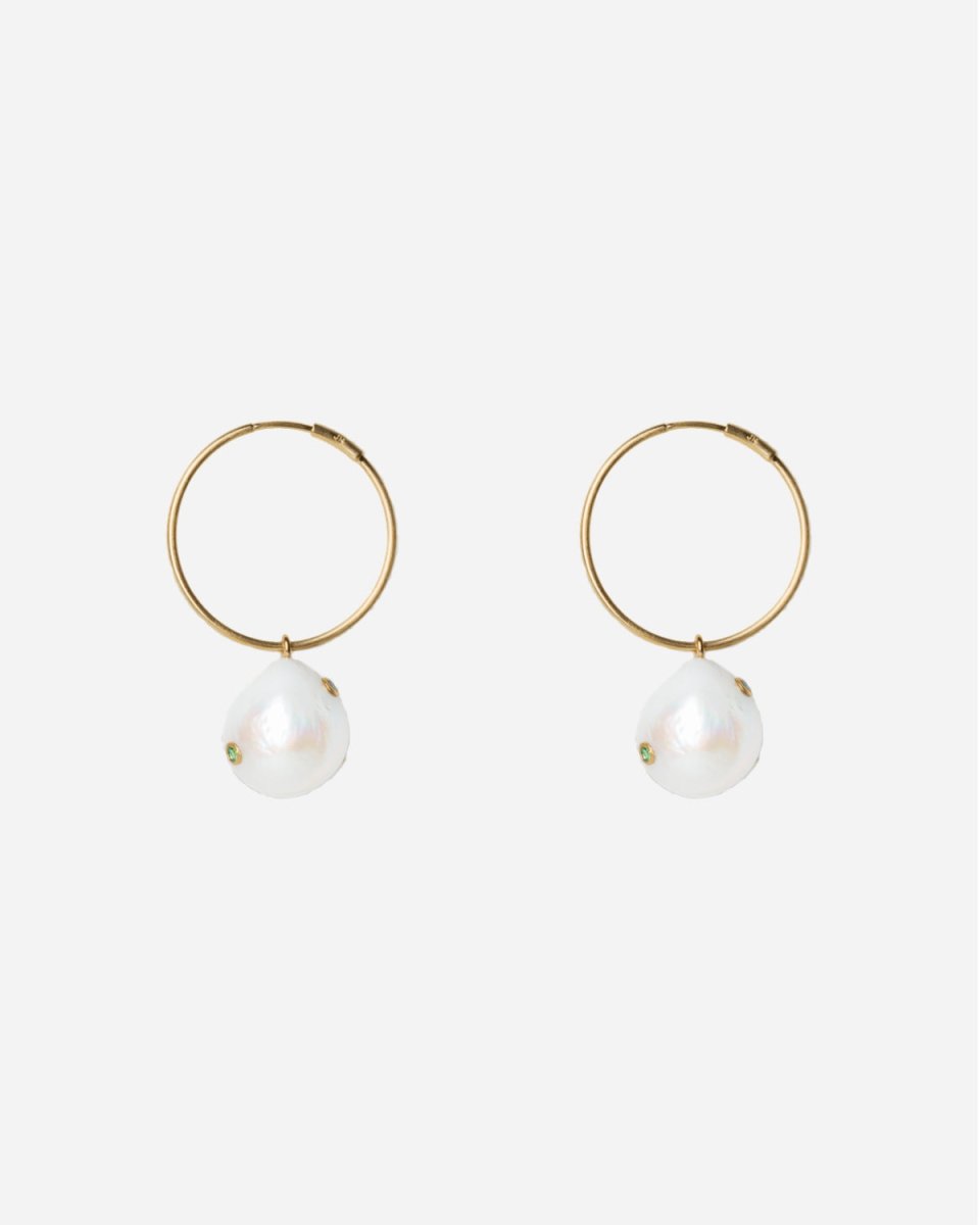 Baroque Pearl Earring - Gold - Munk Store