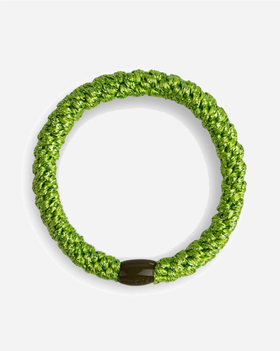 Twisted Glitter Cube Amelia Necklace - Kiwi