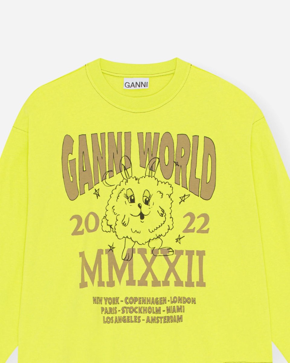 Basic Jersey Long Sleeve Oversize T-shirt - Sulphur Spring - Munk Store