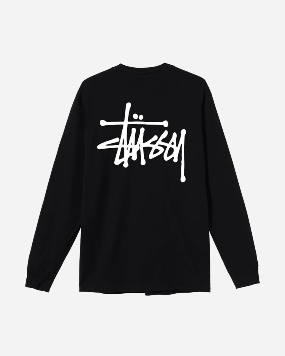 Basic Stüssy LS Tee - Black - Munk Store