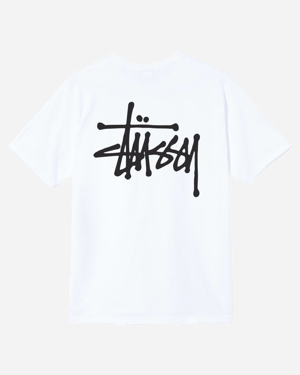 Basic Stüssy Tee - White - Munk Store