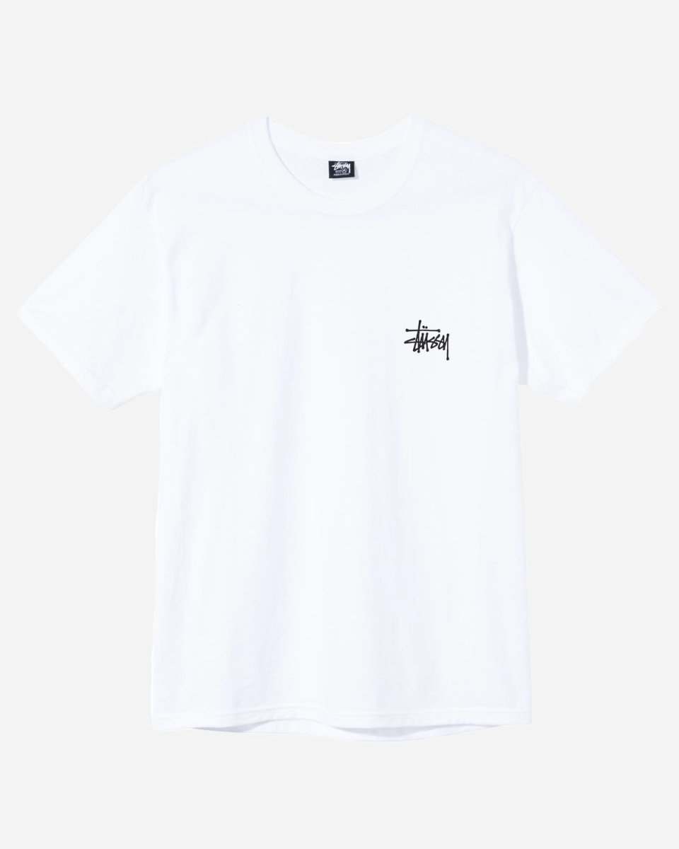 Basic Stüssy Tee - White - Munk Store