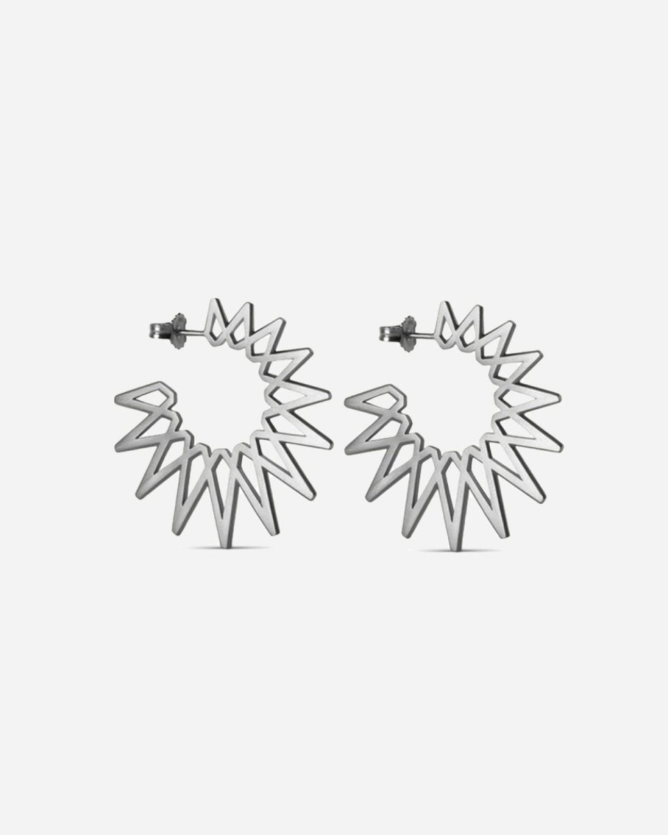 Big Sun Earring - Sterling Sølv - Munk Store