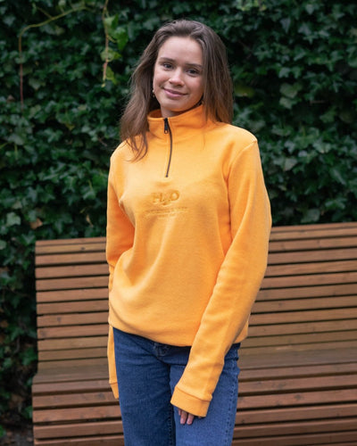 Blåvand II Fleece Half Zip - Blazing Orange - Munk Store