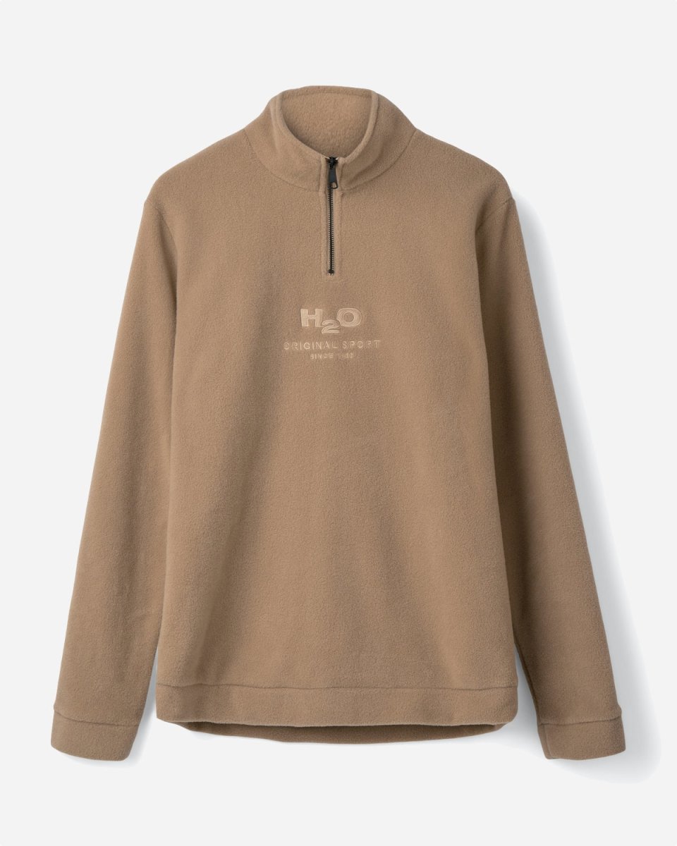 Blåvand II Fleece Half Zip - Khaki - Munk Store