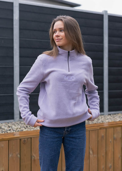 Blåvand II Fleece Half Zip - Lilac - Munk Store