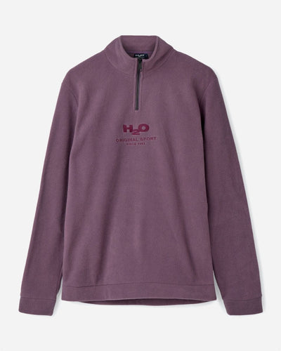 Blåvand II Fleece Half Zip - Vintage Violet - Munk Store