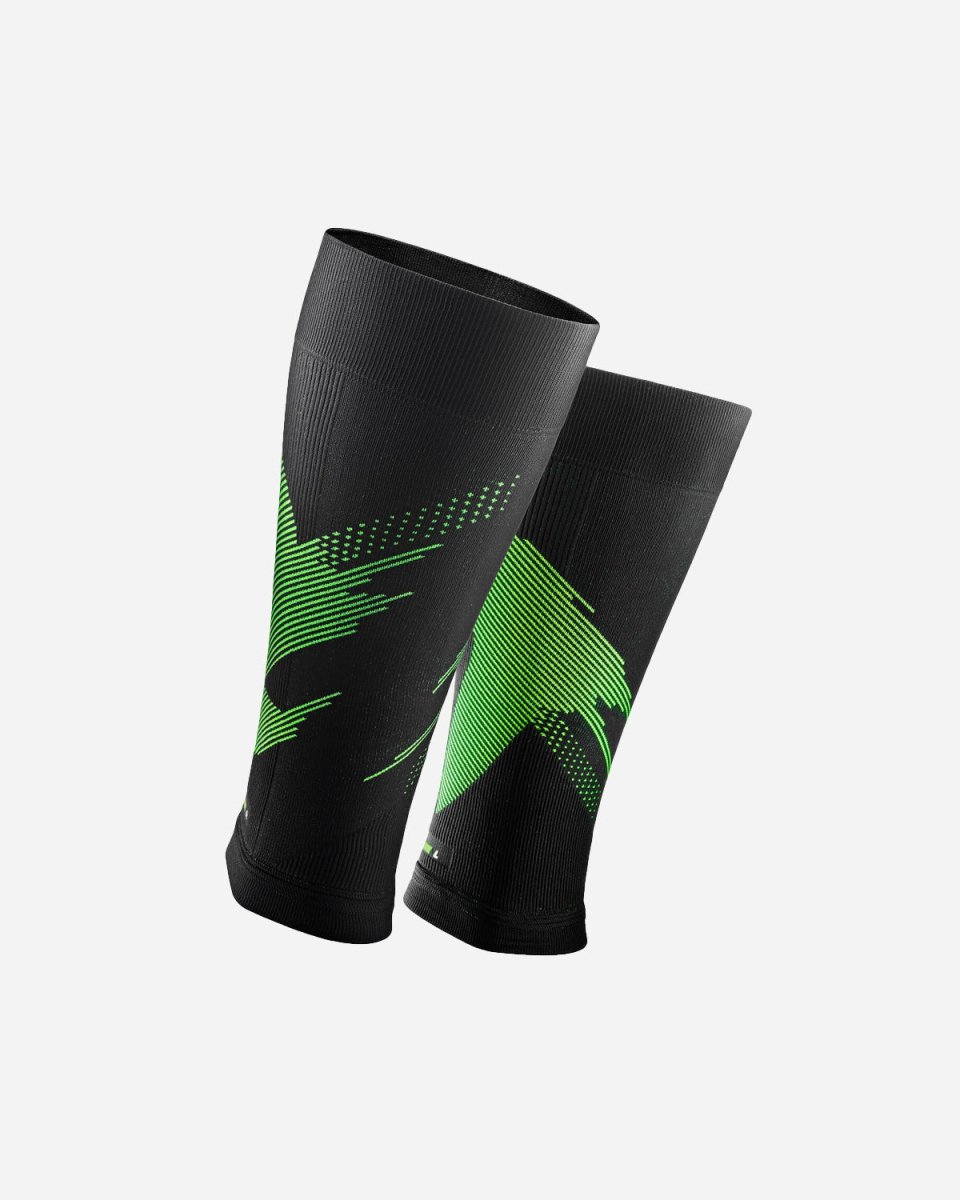 Blaze Compression Calf Sleeve - Black/Lime - Munk Store