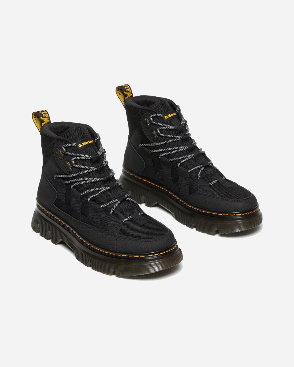 Dr. Martens Boury ブラック 8 UK Dr. Martens Boury Unisex Leather Boots – Full-Grain Leather